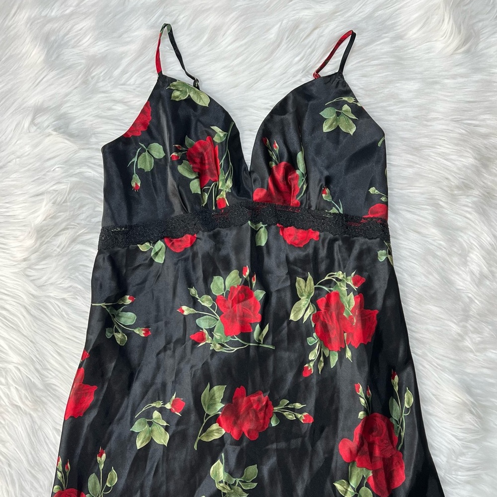 Vintage‎ Floral Maxi Slip Dress